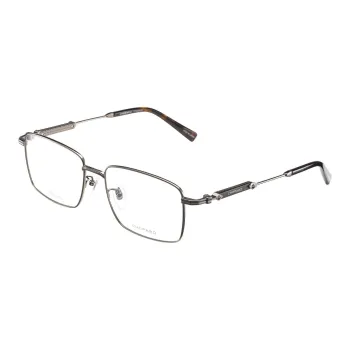 CHOPARD Alpine Eagle Plate Frame Pure Titanium Irregular Shape Eyeglass Frames Men's Gunmetal