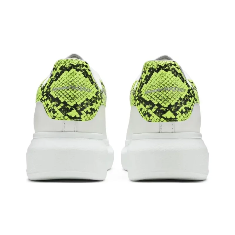 Alexander McQueen Oversized Neon Green Snake Print-3