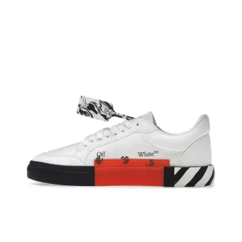 OFF WHITE Vulcanized Low Canvas White Black