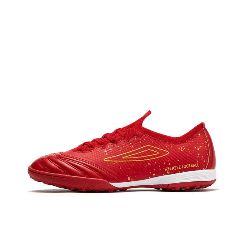 Keliqee Soccer Shoes Unisex Low Top White/Blue-5