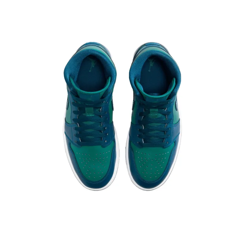 Jordan 1 Mid Teal French Blue Women's-3