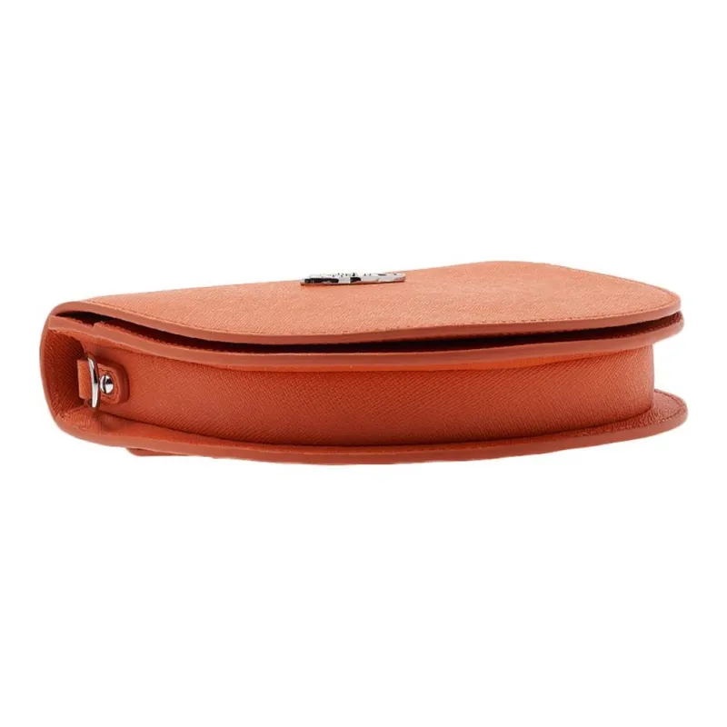 Vivienne Westwood Calfskin Shoulder Bag Crossbody Bag Women's Orange-4