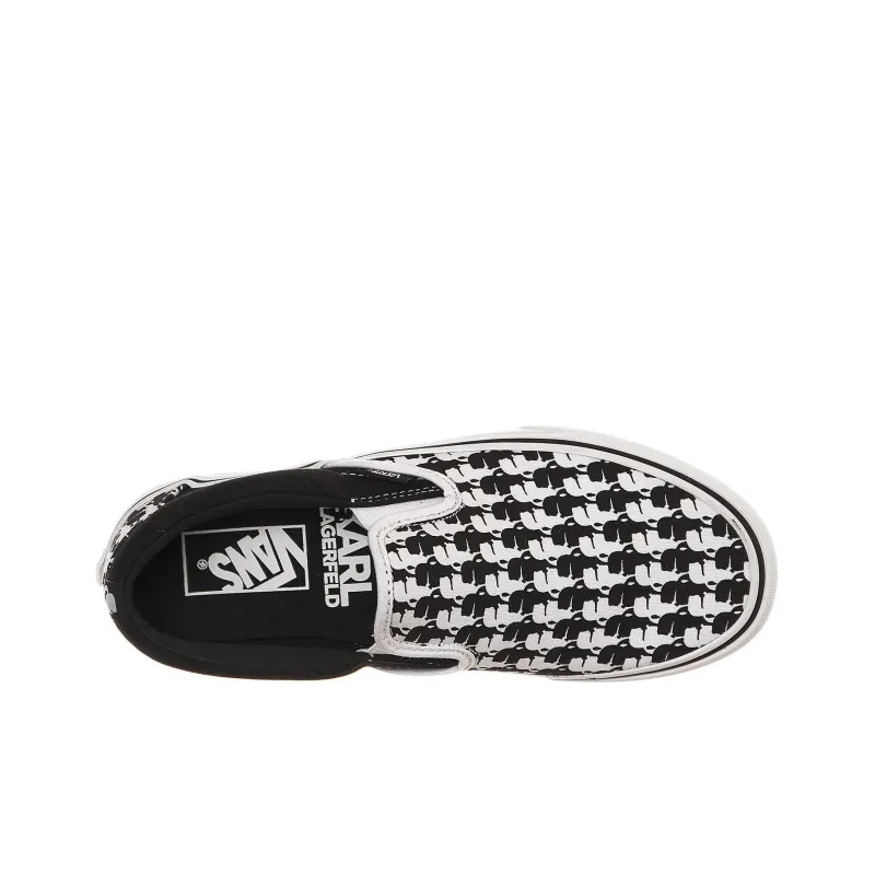 Vans Sk8 Hi Laceless Platform Karl Lagerfeld Quilt-3