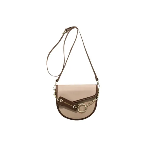 Confiden Crossbody Bags Fashionable Crossbody Saddle Bags Khaki