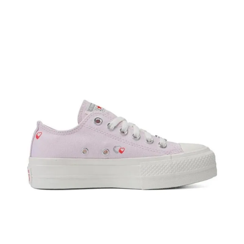Converse Chuck Taylor All Star Lift Platform Y2K Heart Low Top 'Pale Pink' Women's-1