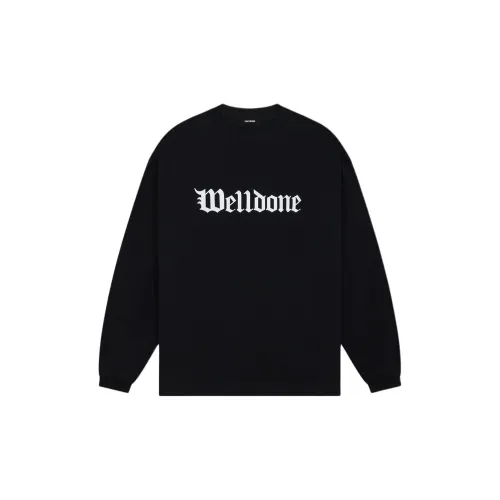 WE11DONE Sweatshirts Unisex Black