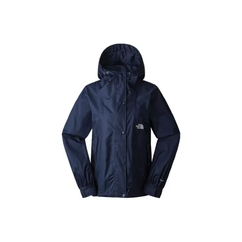 THE NORTH FACE City Outdoor Collection Windbreaker Jackets Women's Navy Blue