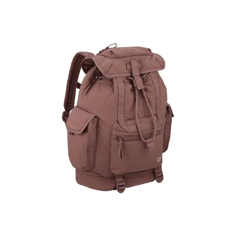 ZARA Polyamide Backpack Regular Men's Dark Brown-1