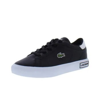 LACOSTE Wear-Resistant Slip-Resistant Low-Top Skateboard Shoes Men's Black