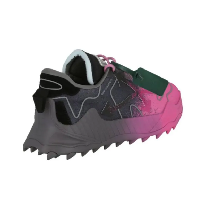 OFF WHITE Low Top Casual Shoes Men's Purple Black-3