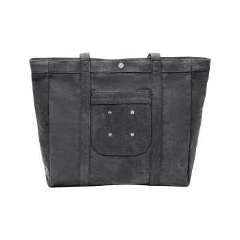 LiNing Vital Series Cotton Tote Bag, Shopping Bag, Shoulder Bag Unisex Black