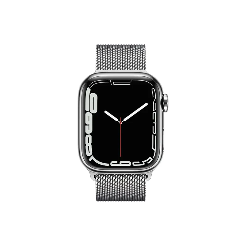 MILANQIAN M&Q Apple Compatibility Watch Band 38 45mm Watch Dial All Stainless Steel Material-1