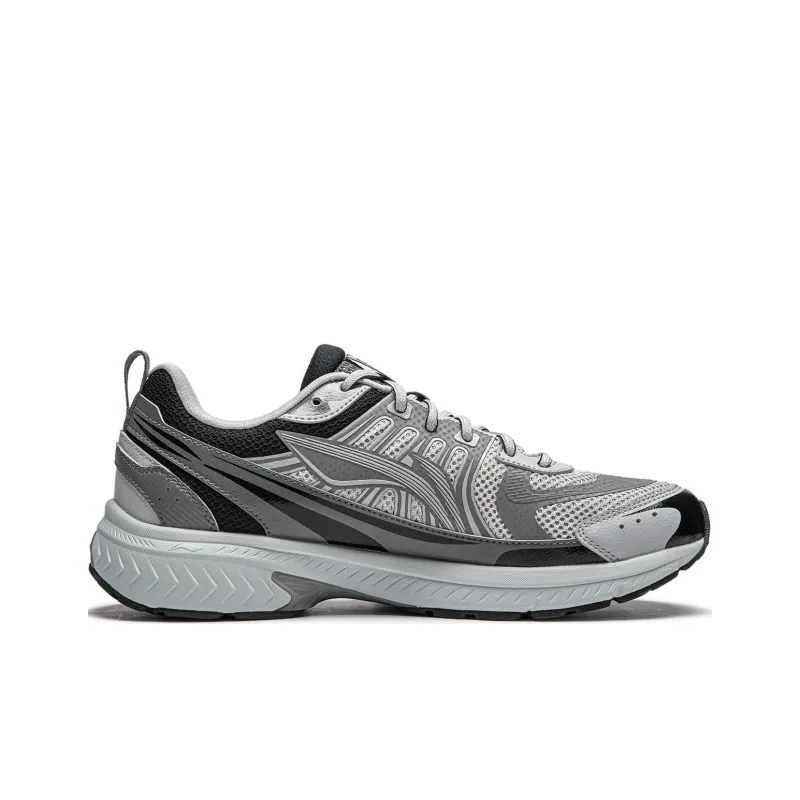 LiNing Shake 1.0 V3 Shock Absorbers Low Top Casual Running Shoes Men's Gray-1
