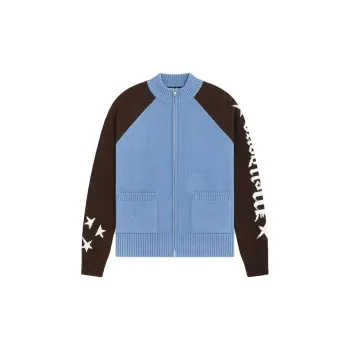 WE11DONE SS24 Sweater Unisex Sky Blue