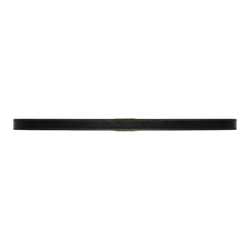 GUCCI Interlocking G buckle Leather Belt-1
