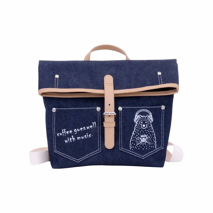 Hello Marche Backpacks Blue-1