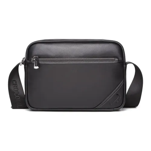 Crocodile Shoulder Bags Black