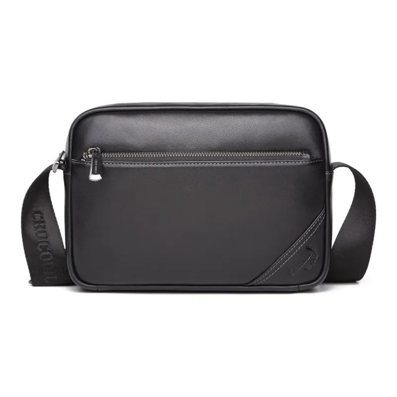 Crocodile Shoulder Bags Black-0
