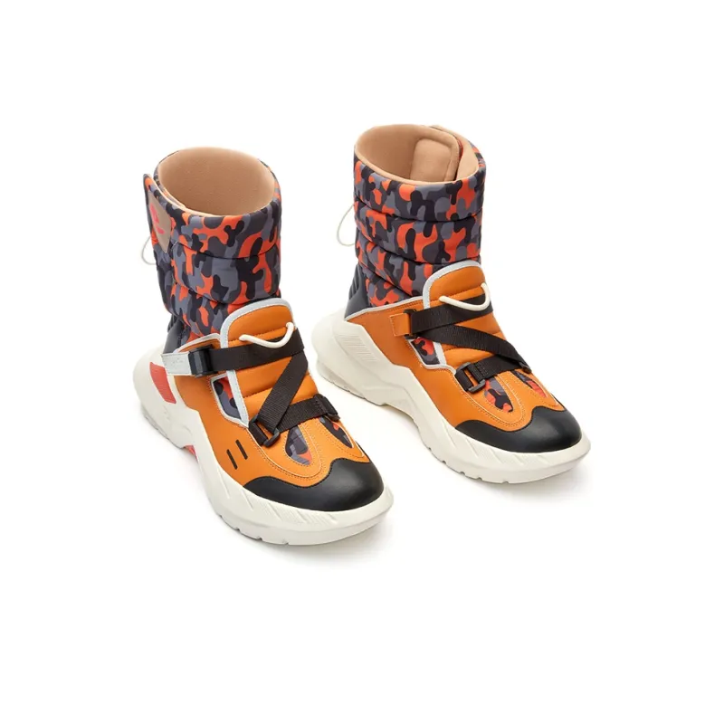 U.IN Painted Travel Shoes High Top Casual Shoes Men's-7