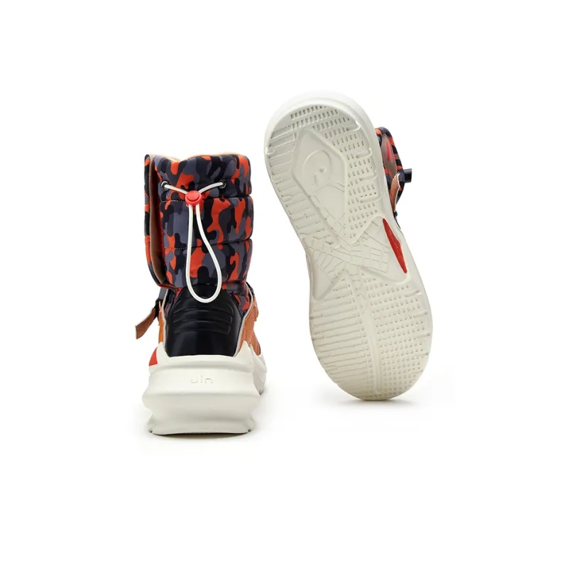 U.IN Painted Travel Shoes High Top Casual Shoes Men's-11