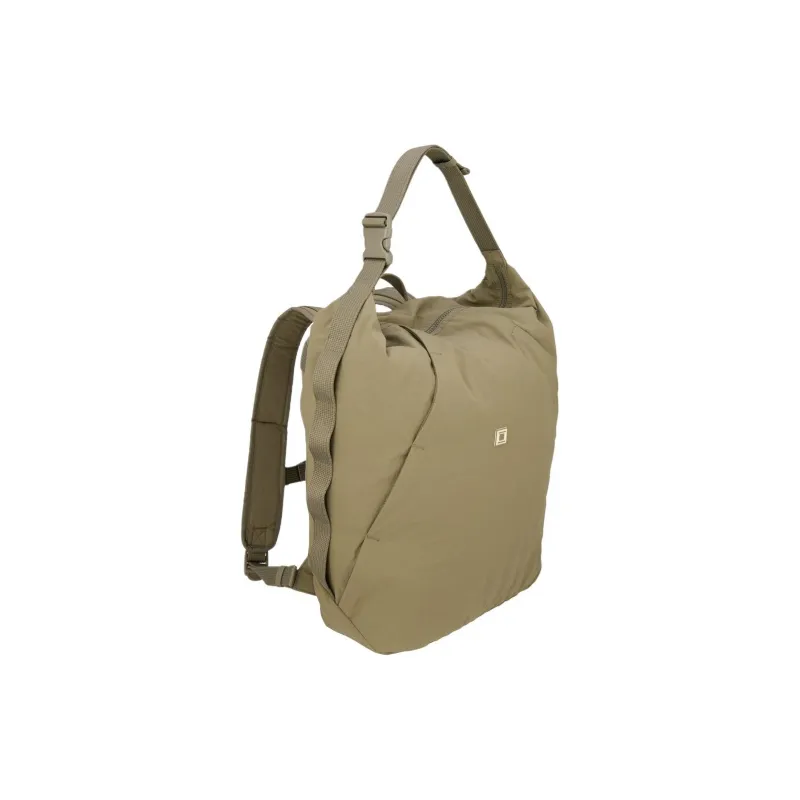 ZARA Polyamide Backpack Regular Women's Khaki Green-1