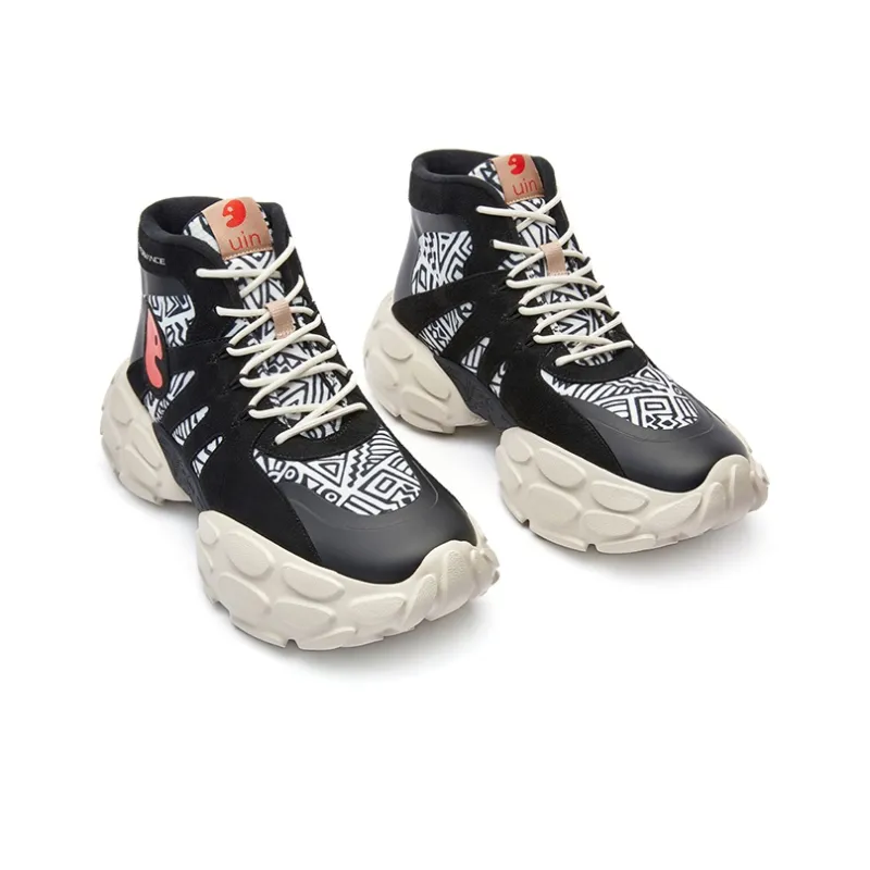 U.IN Painted Travel Shoes Mules 3 Artistic Collection High Top Casual Shoes Men's-1