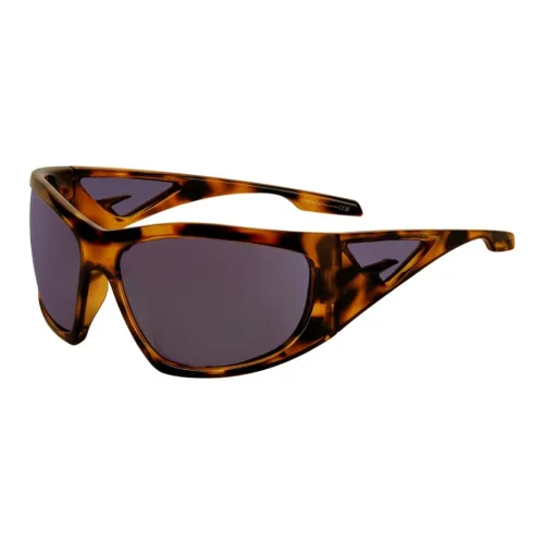 GIVENCHY Injection Molding Plastic Polyamide Irregular Shape Sunglasses Women's Tortoiseshell