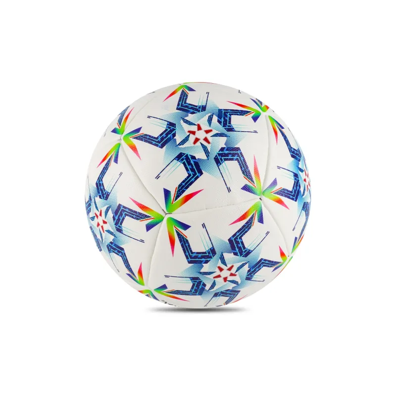 MYOKIA Size 5 Ball Soccer PU Seamless Thermal bonding Unisex Blue Green-2