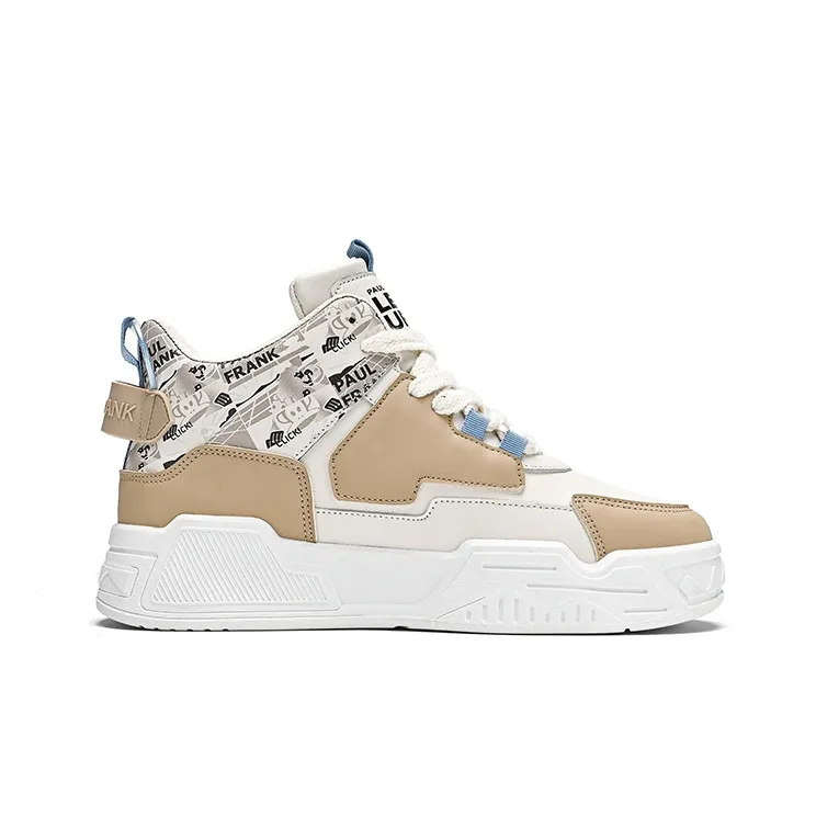 PAUL FRANK Slip-Resistant High-Top Skateboard Shoes Men's-8