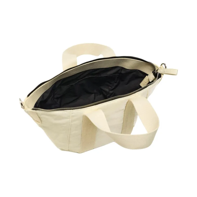 ZARA Polyurethane Tote Bag Shopping Bag One Shoulder Handbag Crossbody Bag Mini Women's Ecru-3