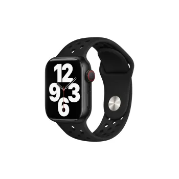 MILANQIAN M&Q Apple Compatibility Watch Band 38 45mm Watch Dial All Silicone Material