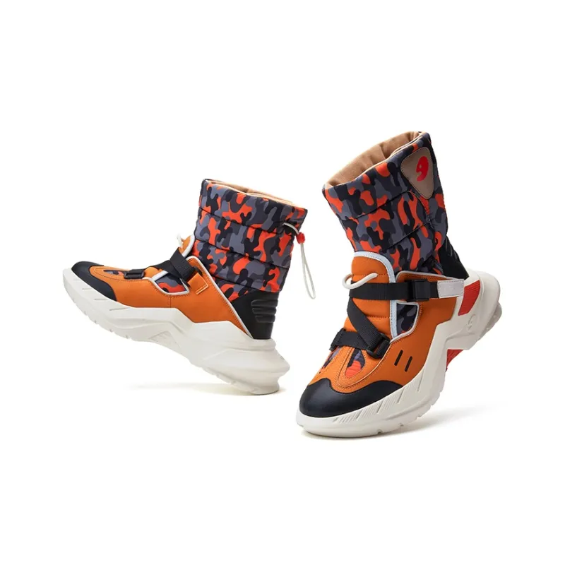 U.IN Painted Travel Shoes High Top Casual Shoes Men's-8