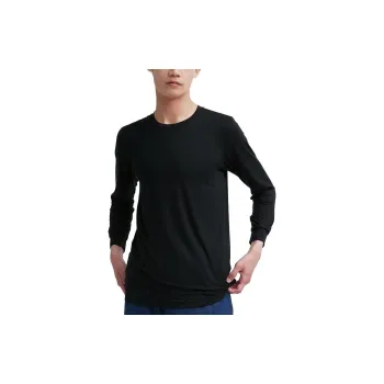 UNIQLO Thermal Tops Men's Tranquil Black