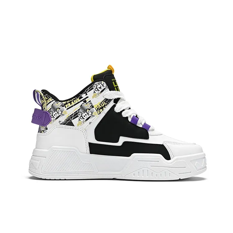 PAUL FRANK Slip-Resistant High-Top Skateboard Shoes Men's-14