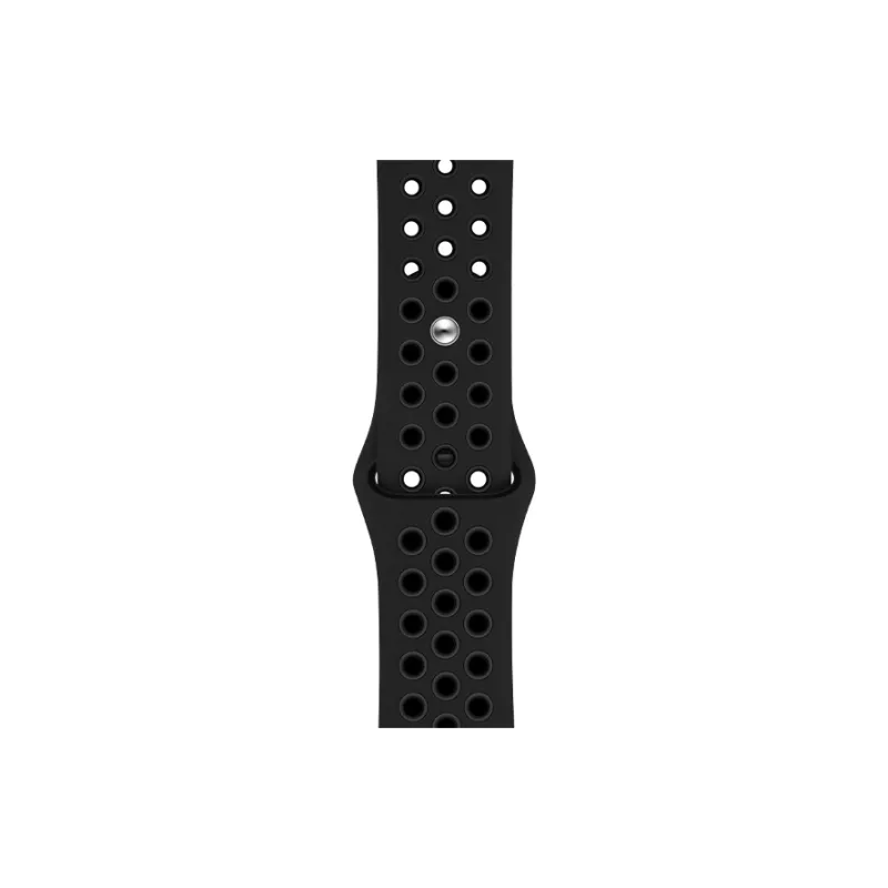 MILANQIAN M&Q Apple Compatibility Watch Band 38 45mm Watch Dial All Silicone Material-2