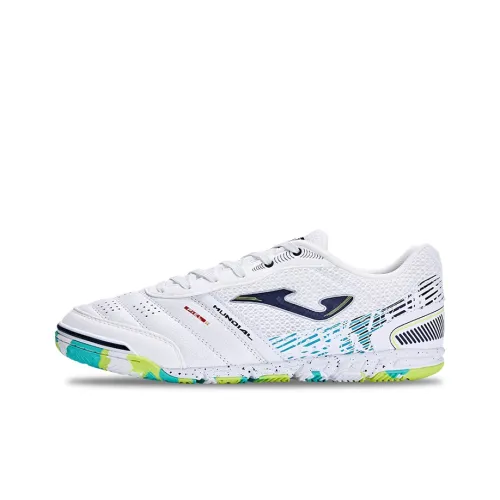 Joma IC/IN Anti Slip Wear Resistant Soccer Shoes Men's White