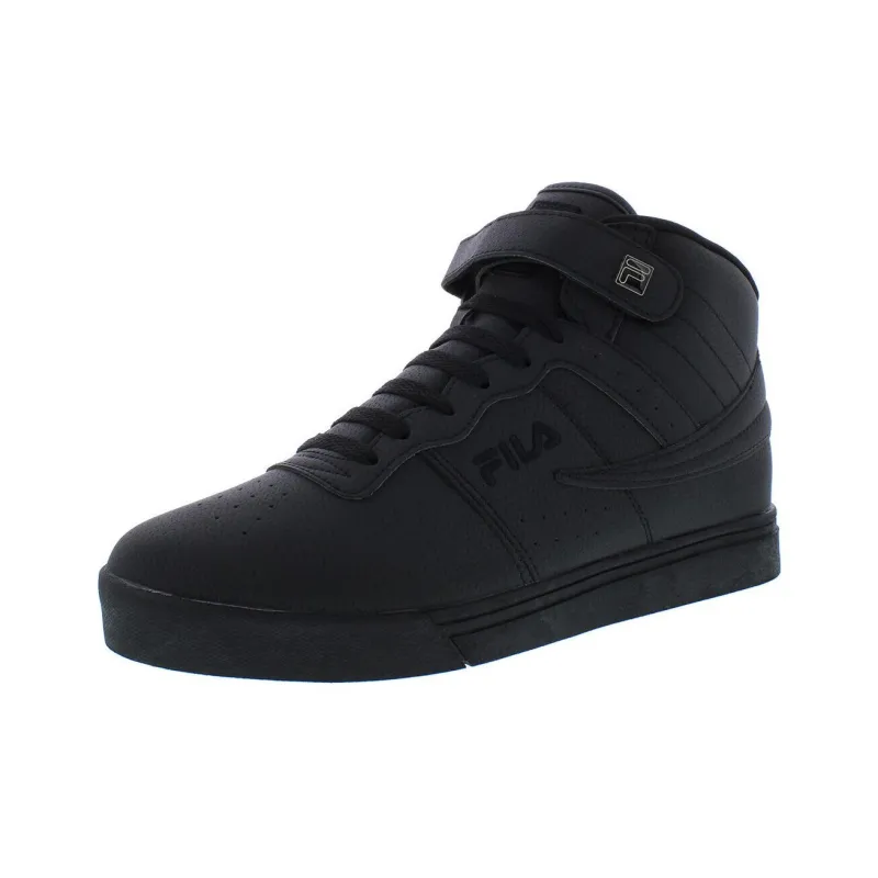 FILA Vulc 13 Slip Resistant High Top Skateboard Shoes Men's Black-1