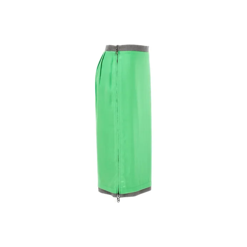 FENDI Reversible Virgin wool Midi Skirt-3