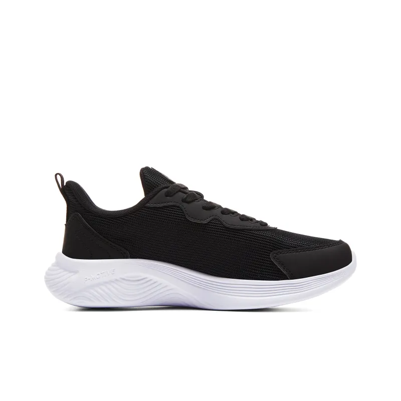 PEAK Low Top Running Shoes Women's Black White-1