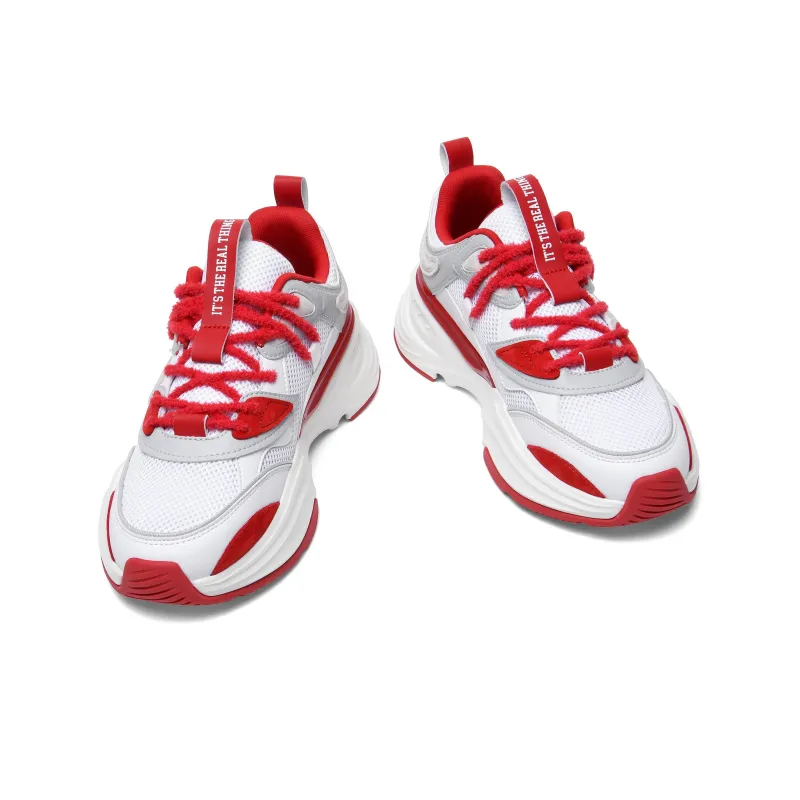 Coca Cola Wear Resistant Height Increasing Low Top Chunky Sneakers Unisex-21