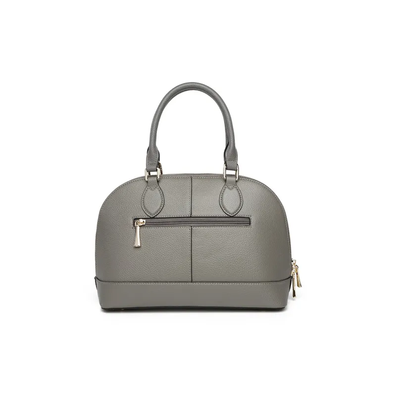 Crocodile Cow Leather One Shoulder Handbags Regular Women's Black/Gray-6