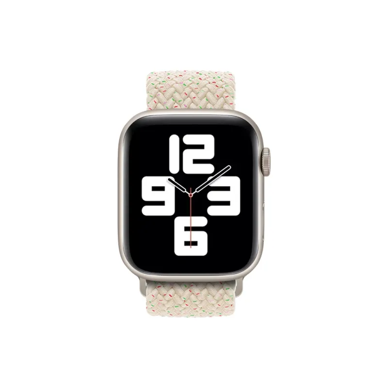 MILANQIAN M&Q Apple Compatibility Watch Band 38 45mm Watch Dial All Nylon Material-1