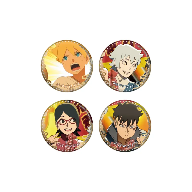 Xhdm NARUTO Boruto Naruto New Generation Boruto Sarada Inojin Kawaki Sarina And Chocho Badges-4