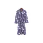 Purple Rabbit Jacquard Bath Robes