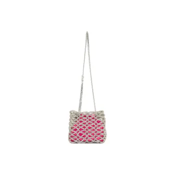 ZARA Barbie, Collaboration Thermoplastic Polyurethane Crossbody Bag, Shoulder Bag Regular Women's Silver