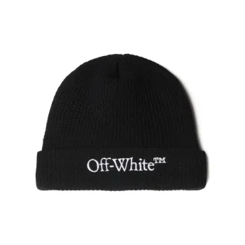 OFF-WHITE Logo-embroidered Beanie