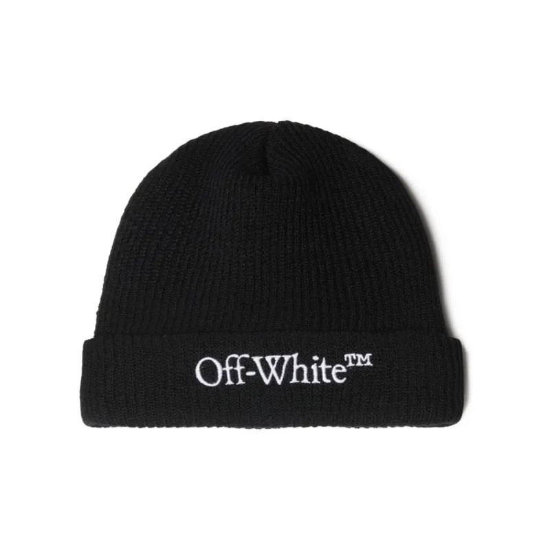 OFF-WHITE Logo-embroidered Beanie-0