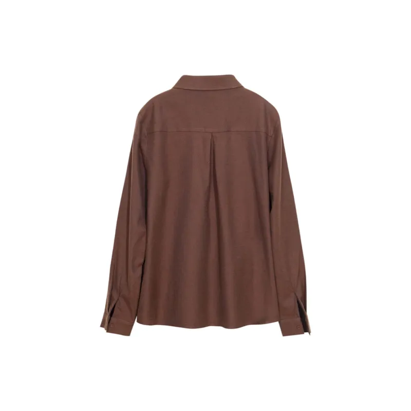 Lucybaily Shirt Women's Blood Stone Coffee-1