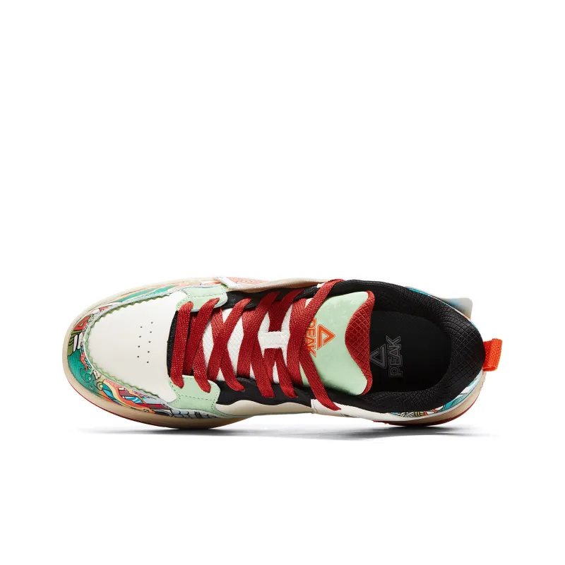 PEAK Taichi Low-Top Skateboard Shoes Men's Dawn Red-3