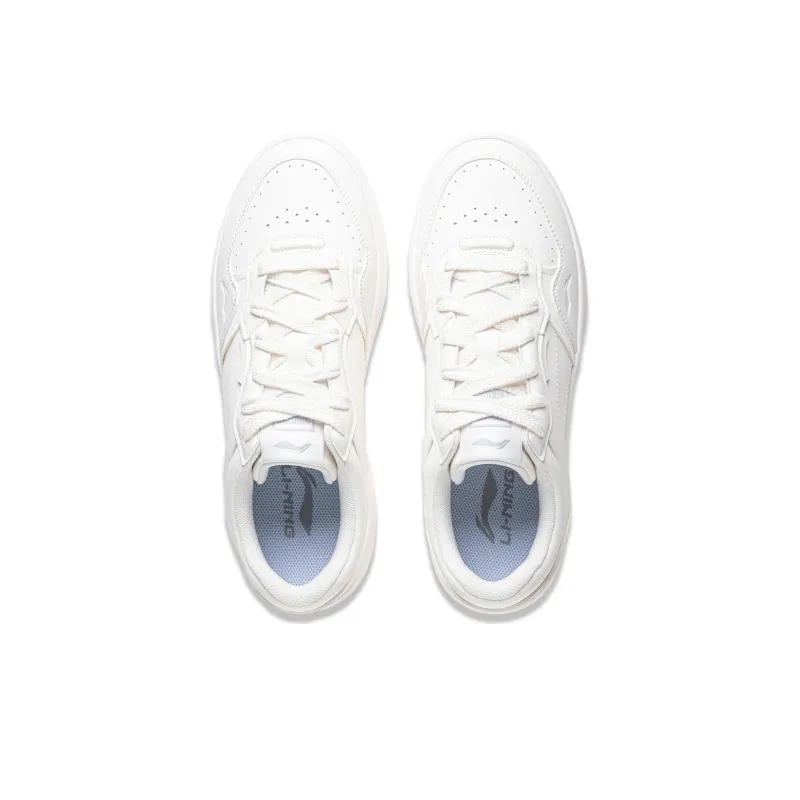 LiNing Line 2.0 At The Beginning V2 Anti Slip Wear Resistant Skateboard Shoes Women's White-2
